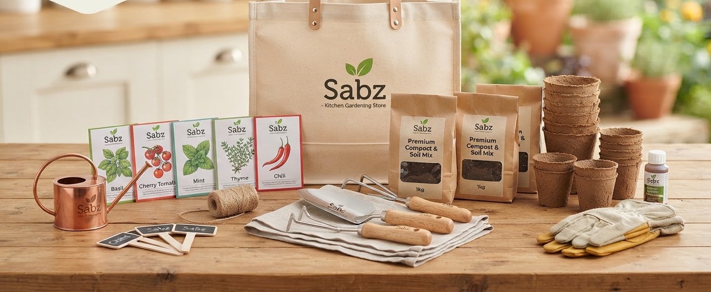 Kitchen Garden Starter Kit — All-in-one bundle for beginners